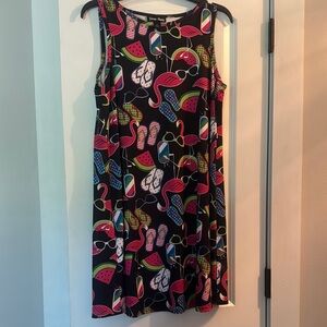 Colorful Sleeveless Dress with Fun Print